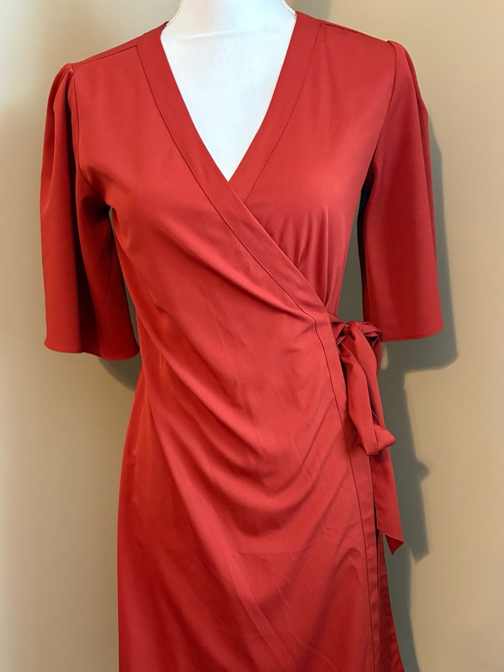 Banana republic Wrap-Style V-Neck Dress